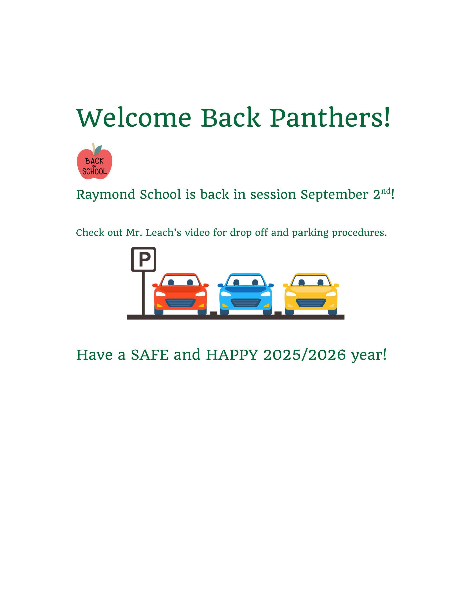 First Day of School!